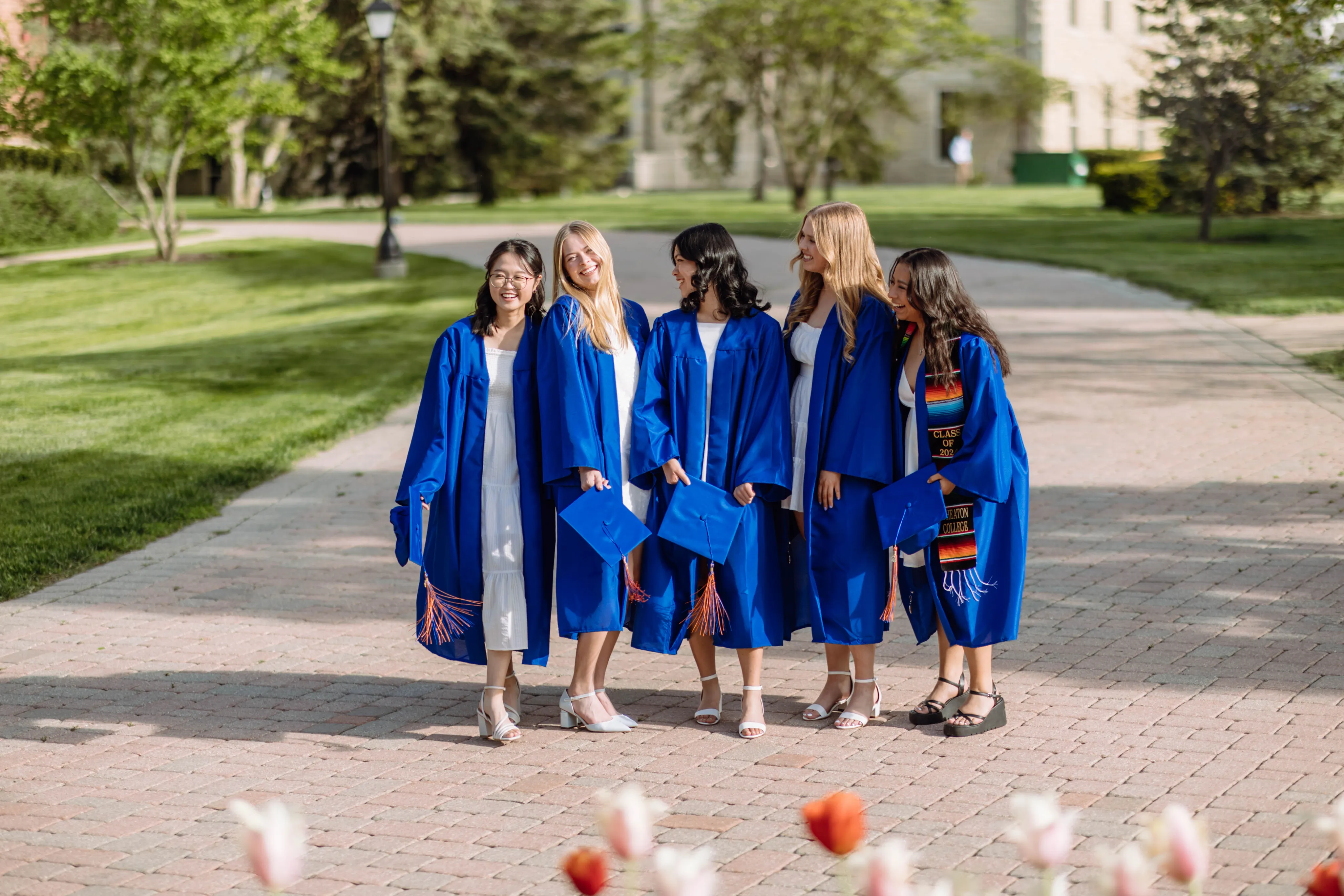 Female Graduates in Robes