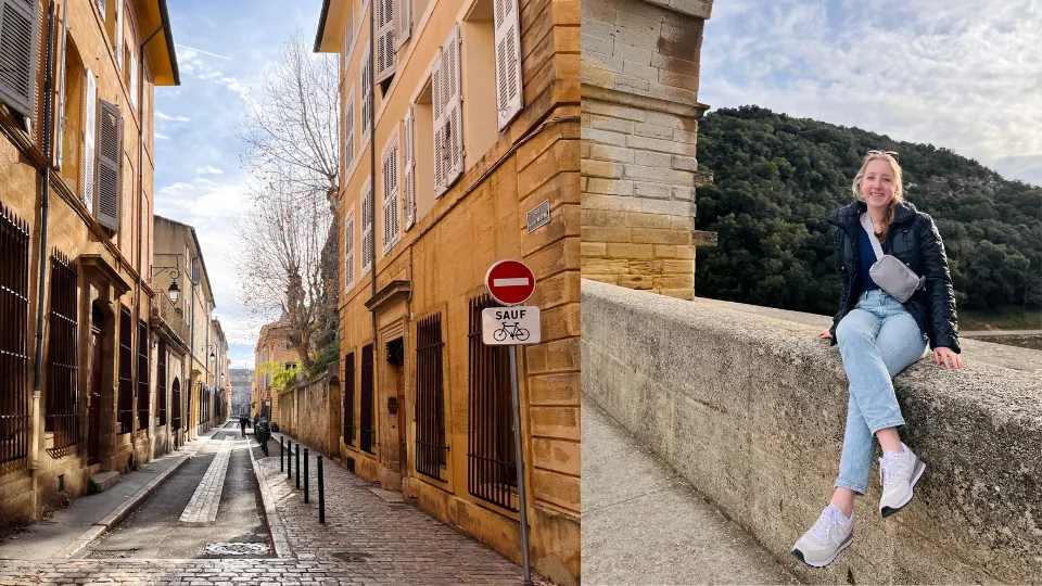 Student studying abroad in Aix-en-Provence, France