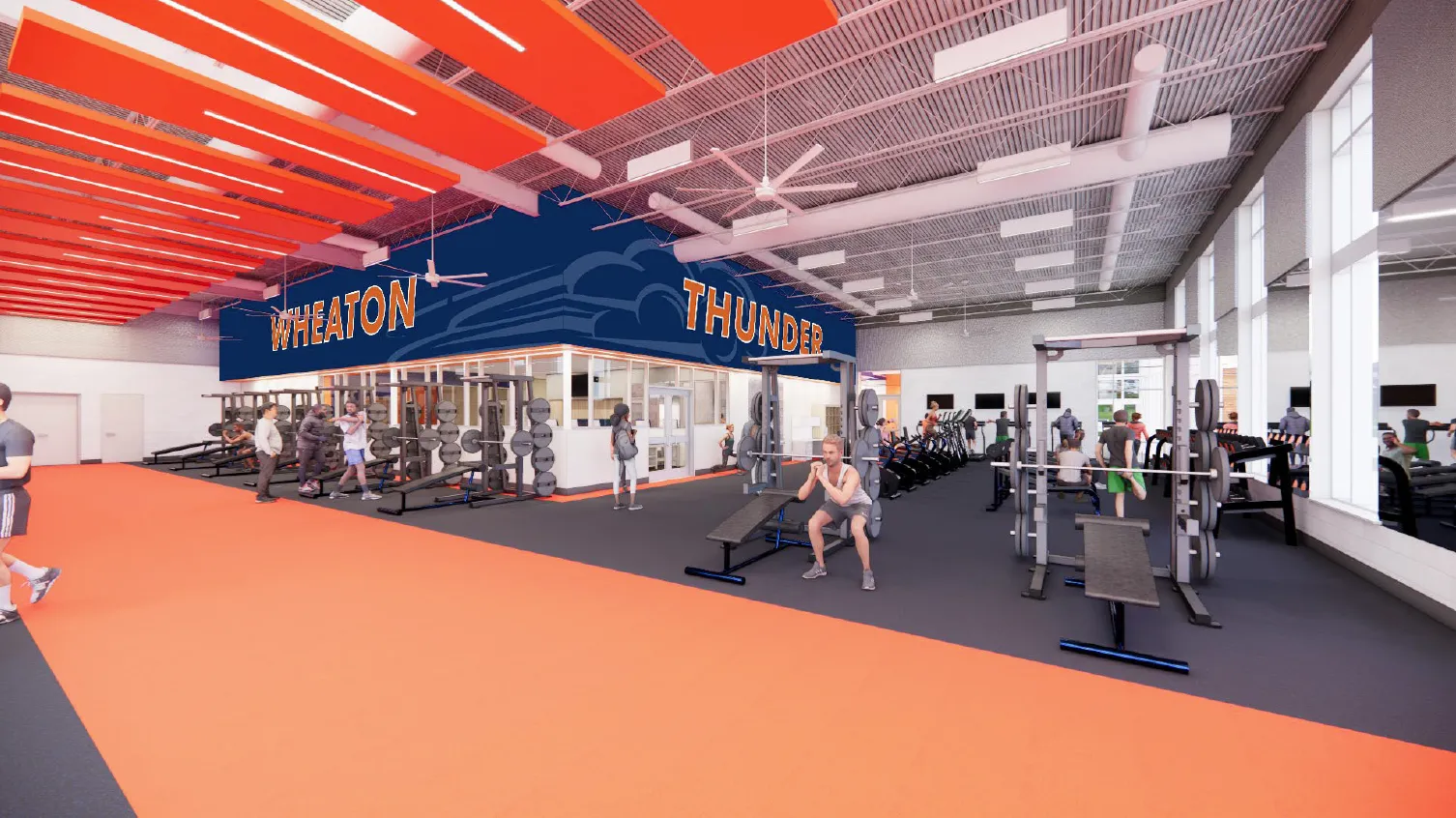 Varsity Weight Room Rendering