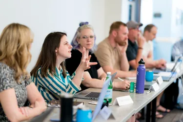 Wheaton College Graduate School Students in class
