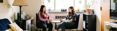 Wheaton College Students in Residence Hall