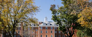 Mac Evans Residence Hall in Fall