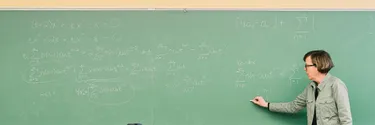 Mary Vanderschoot teaching a math class