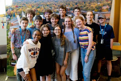A Group of High School of Students at Wheaton