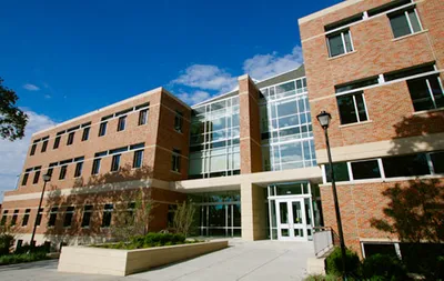 Meyer Science Center Daytime Sunny Back Entrance