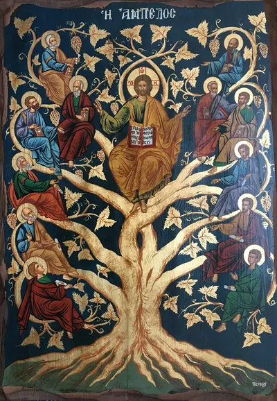 Christ the Vine Full Icon