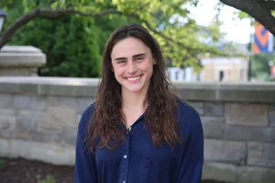 Student smiling
