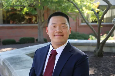 Student smiling