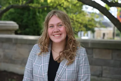Student smiling
