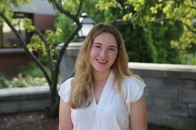 Student smiling