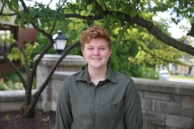 Student smiling