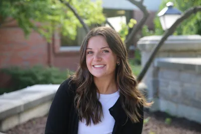 Student smiling