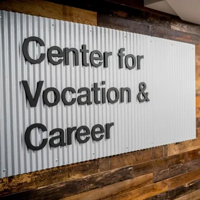 Center for Vocation and Career Sign