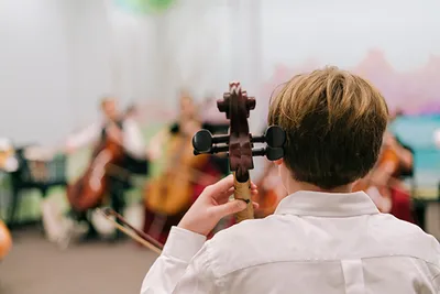 Students playing cello