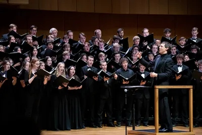Concert choir directed by John Trotter