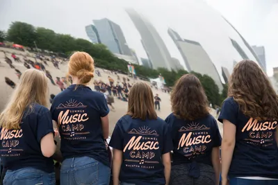 Summer Music Campers at Cloud Gate