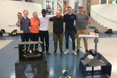 Wheaton College IL Engineering Students with Projects