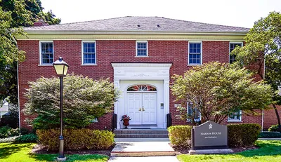 A red brick building