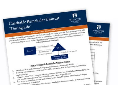 CRUT Charitable Remainder Trust Worksheet Thumbnail