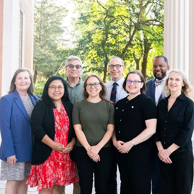 A group photo of staff from Graduate Admissions