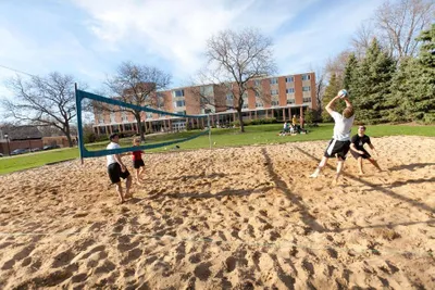 Fischer Lawn Sand Volleyball - Fischer Hall Wheaton IL