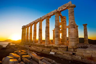 Temple of Poseidon in Greece