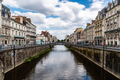 River Vilaine in Rennes France
