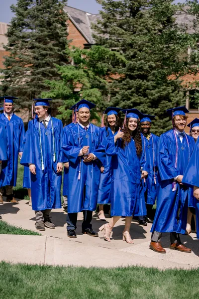 Wheaton College Class of 2023 Undergraduate Graduates Processing