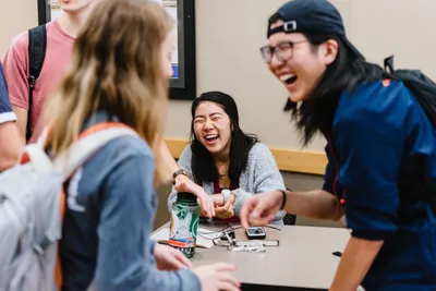 Wheaton College Students Laughing