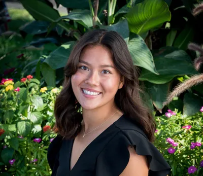 Student smiling