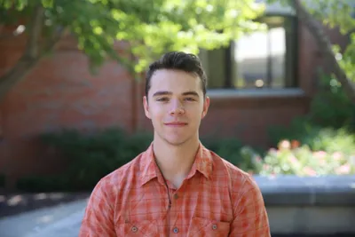 Student smiling
