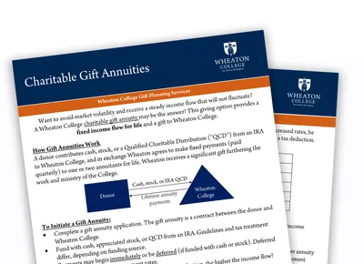 Closeup of Brochure