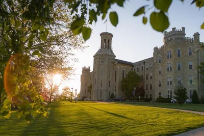 Blanchard Hall with Sun