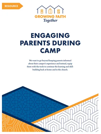 cover of Engaging Parents During Camp resource