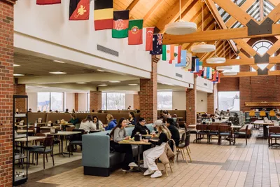 Anderson Commons interior with new furniture