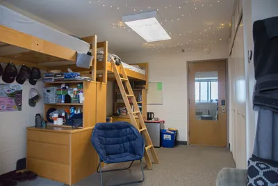 Traber Dorm Room Interior at Wheaton College