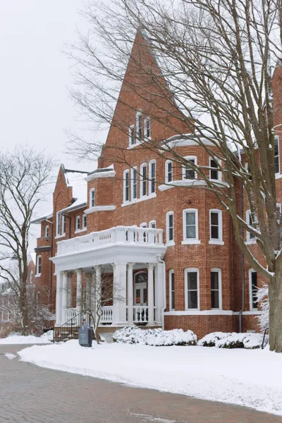 Williston Hall in Winter