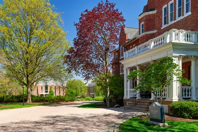 Williston Hall in Spring