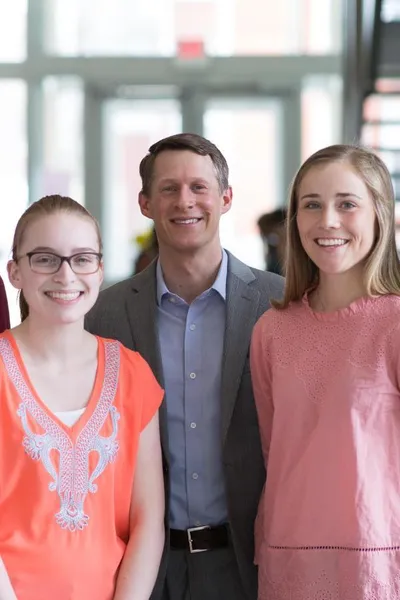 Scott Ickes with Student Researchers