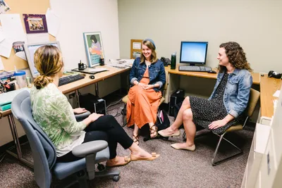 Psychology Lab with Students Wheaton College IL