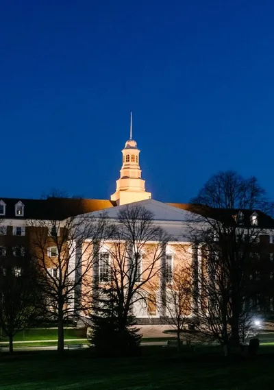 Building at night