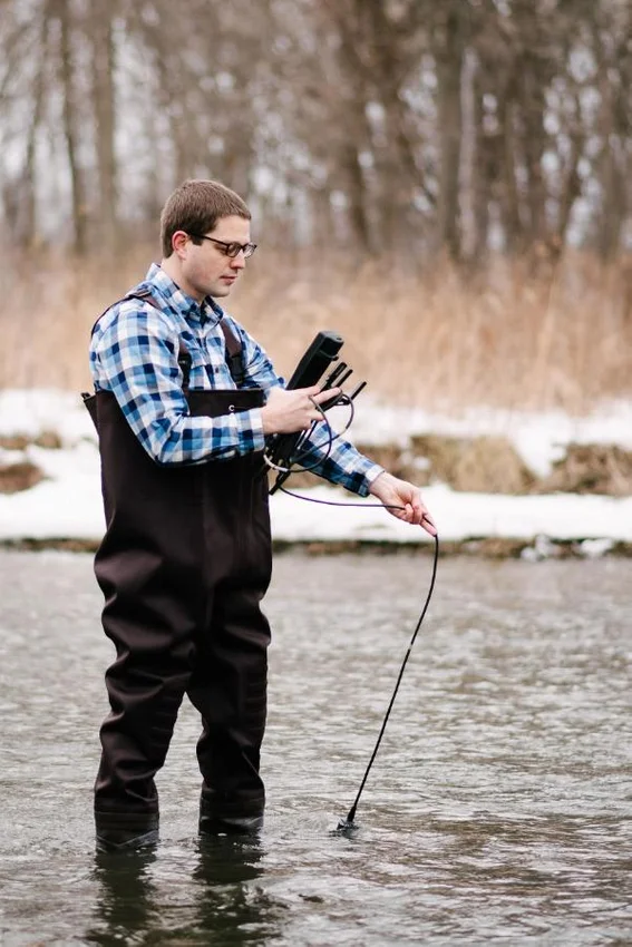 Andrew Luhmann Tests Icy River