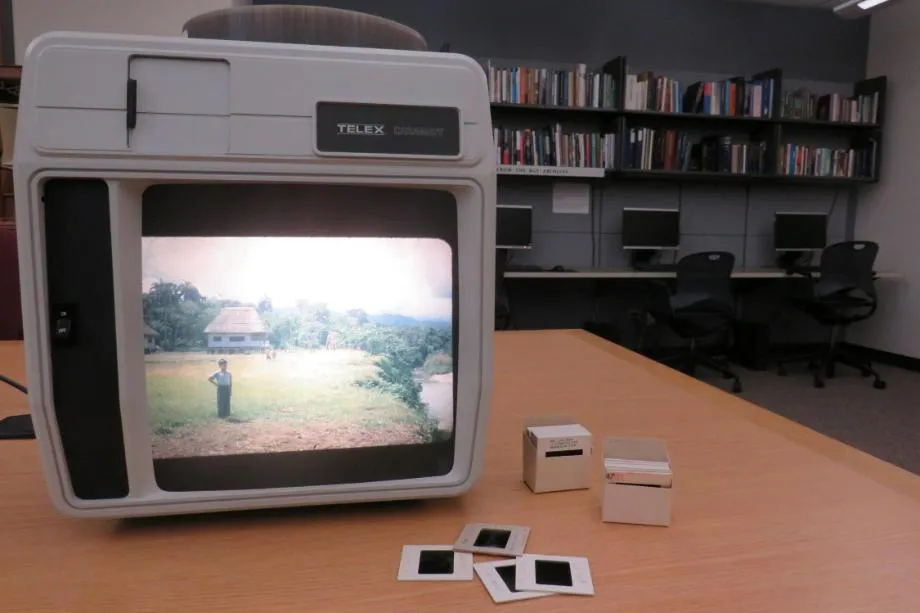 920x613 Elisabeth Elliot Slides and Projector