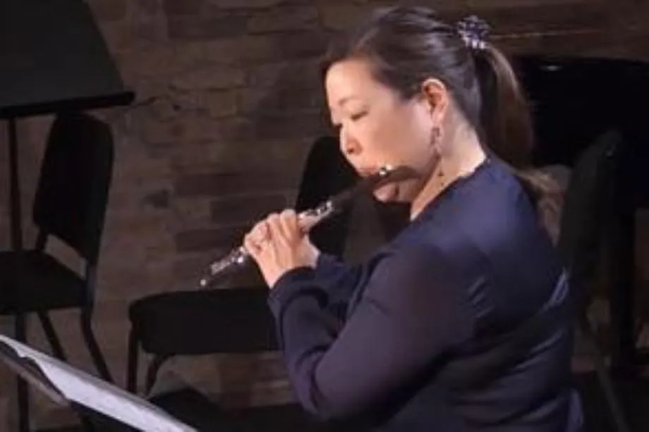 Jennie Brown playing Flute Wheaton College Conservatory of Music