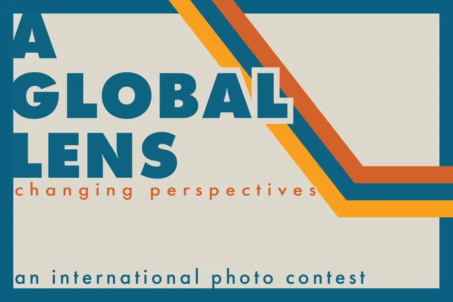 Graphic for the GPS A Global Lens: Changing Perspectives international photo contest.