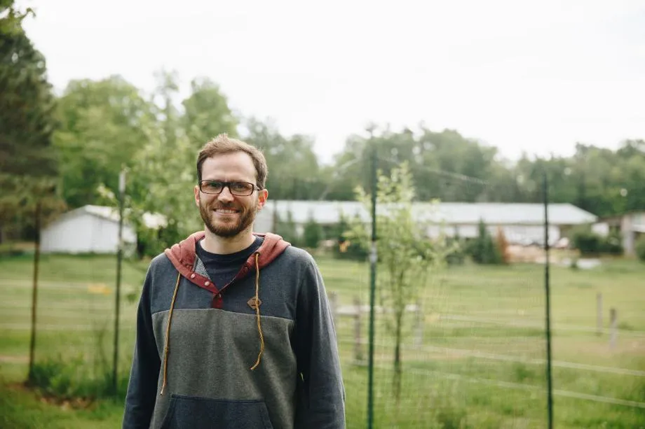 charlie goeke smiling at honeyrock