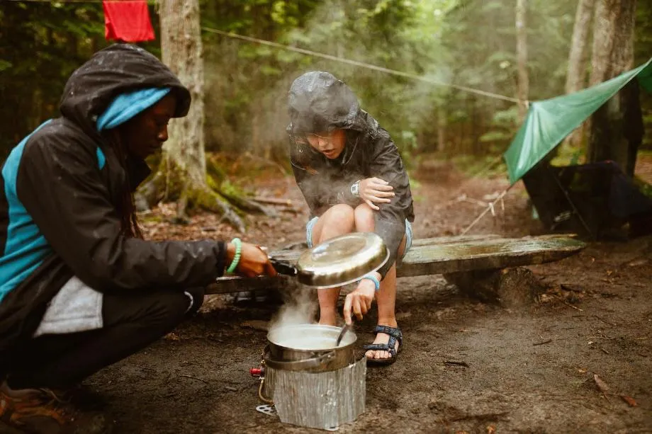 cooking in the wilderness