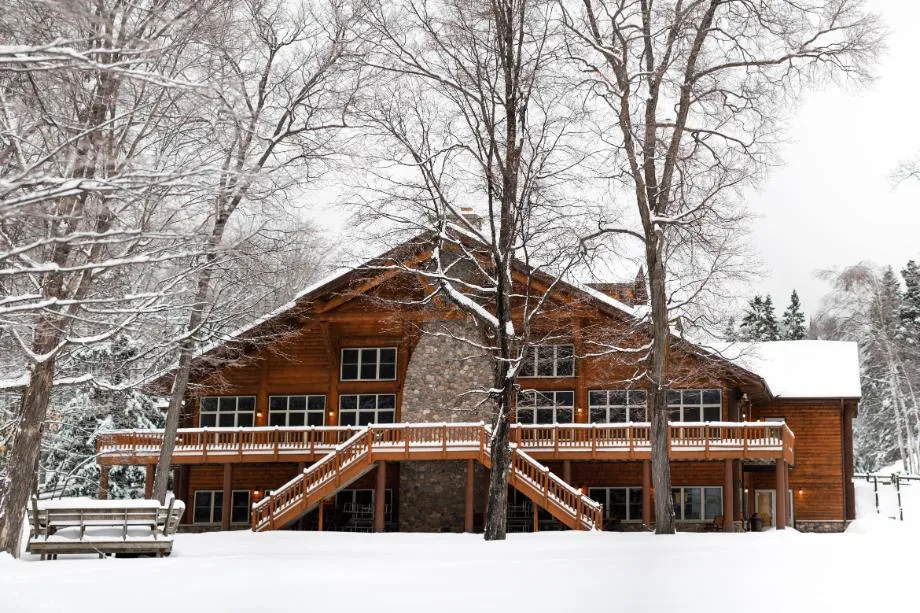A house in winter