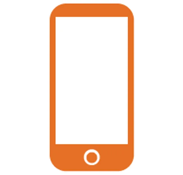 An icon of an iPhone