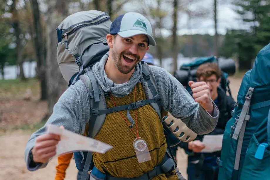 vanguard starts a hike at honeyrock